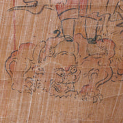 Japanese Kakejiku hanging scroll Emakimono Aizen Myo Esoteric Buddhism ASO359