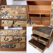 Japanese Made of paper Storage Box Drawers Sliding Doors Shelf Drawer WBX262