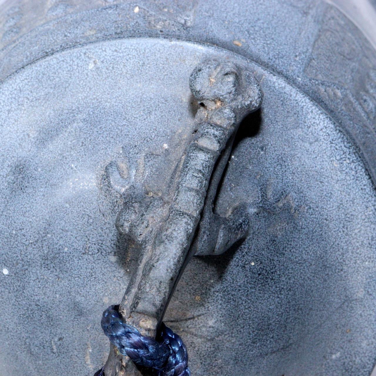 Japanese Vintage Bronze Hanging bell Temple Buddhist BOS867 -2