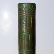 Art Deco style Japanese Bronze Flower Vase senei Ikenobo Sen'ei BV539