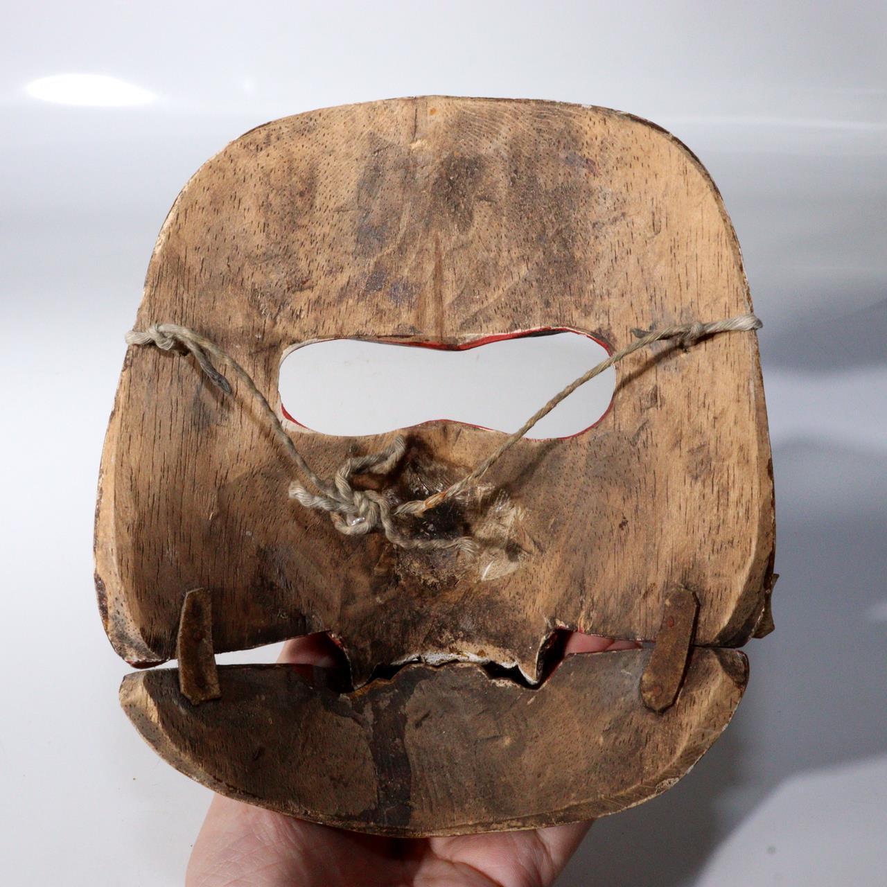 Southeast Asia or Japanese wooden monkey Mask Kagura Noh MSK487