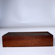 Japanese Antique wooden Karuta card game Tohoku region w / box WO351