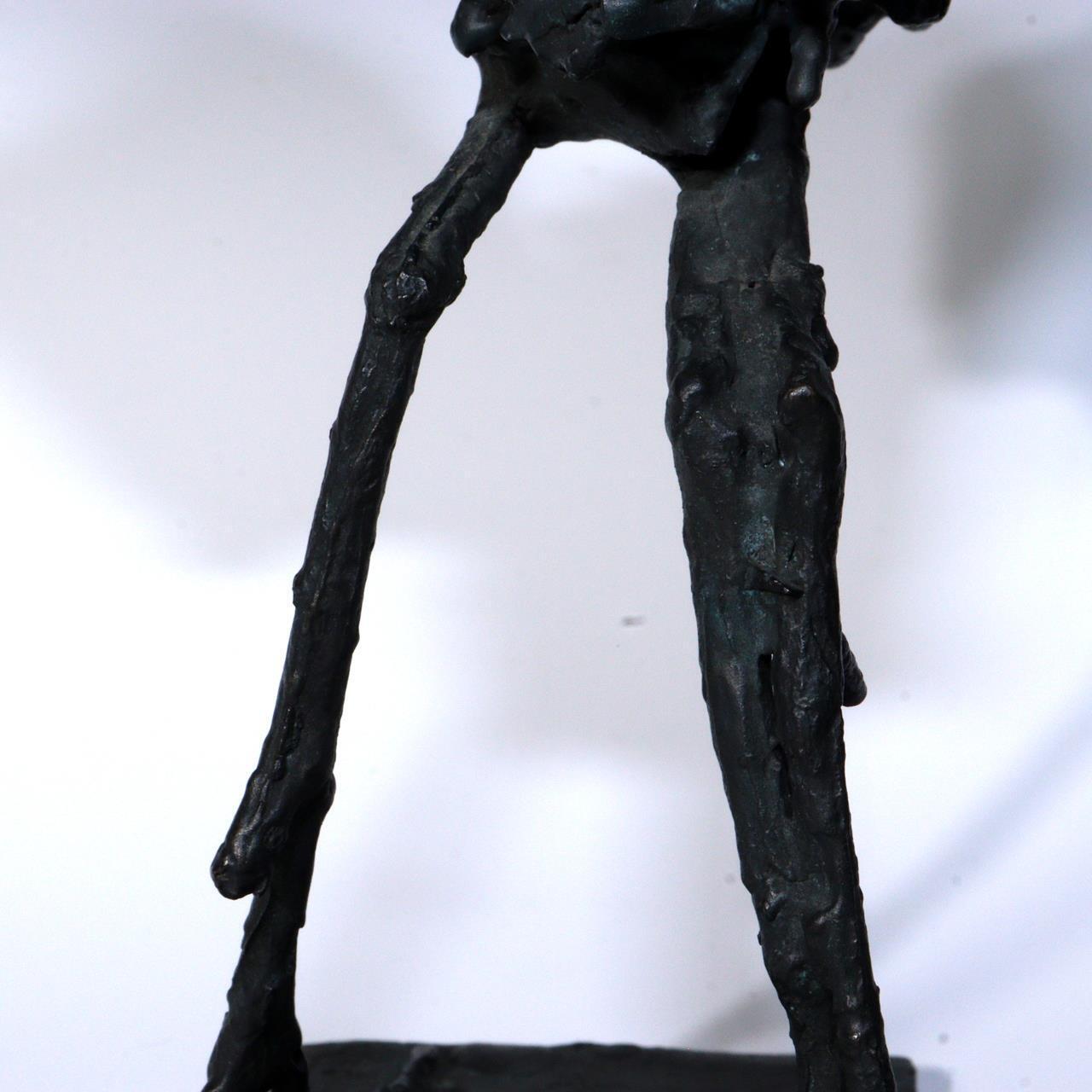 Japanese Bronze Konotori stork Figurine ornament Ryokichi Mukai BOS866