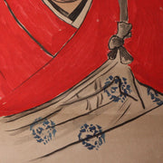 Japanese 4 Kakejiku Lotus Sutra related hanging scroll Buddhist art Emakimono