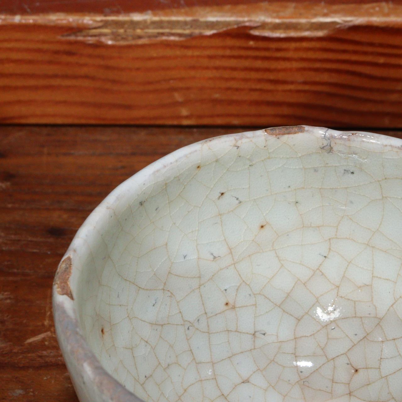 Japanese white glaze 3 Cups Kiyoshi Hara Living National Treasure Kohiki Ceramic