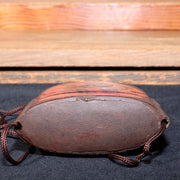 Japanese Antique Wooden Inro Rabbit design Red lacquer INR100
