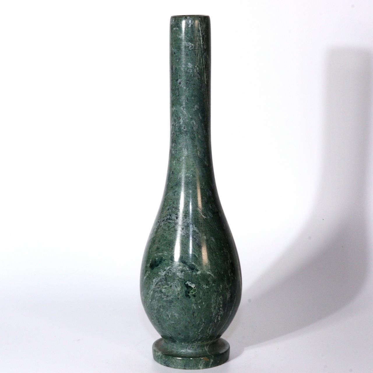 Japanese stone vase with a bronze - like appearance BV561