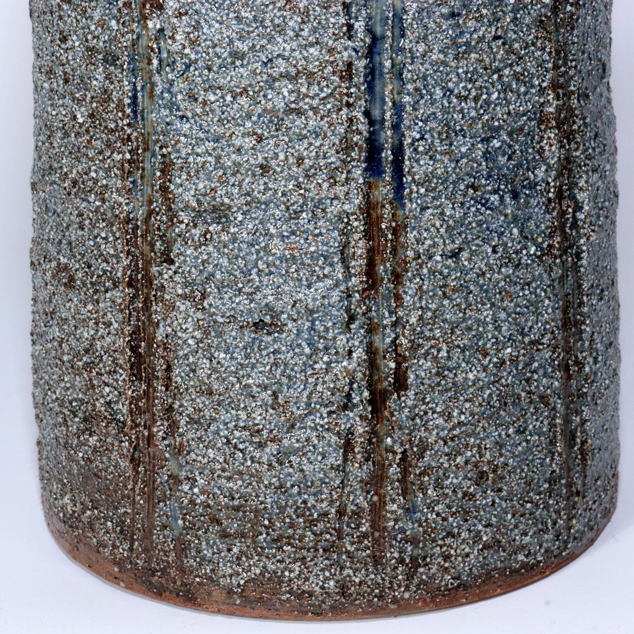 Japanese Banko yaki ceramic ware vase flower Kuroda Kouraku w / box PV250