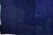 Japanese Antique Sashiko Fabric Aizome Furoshiki embroidery Boro Kire BRKW119-2