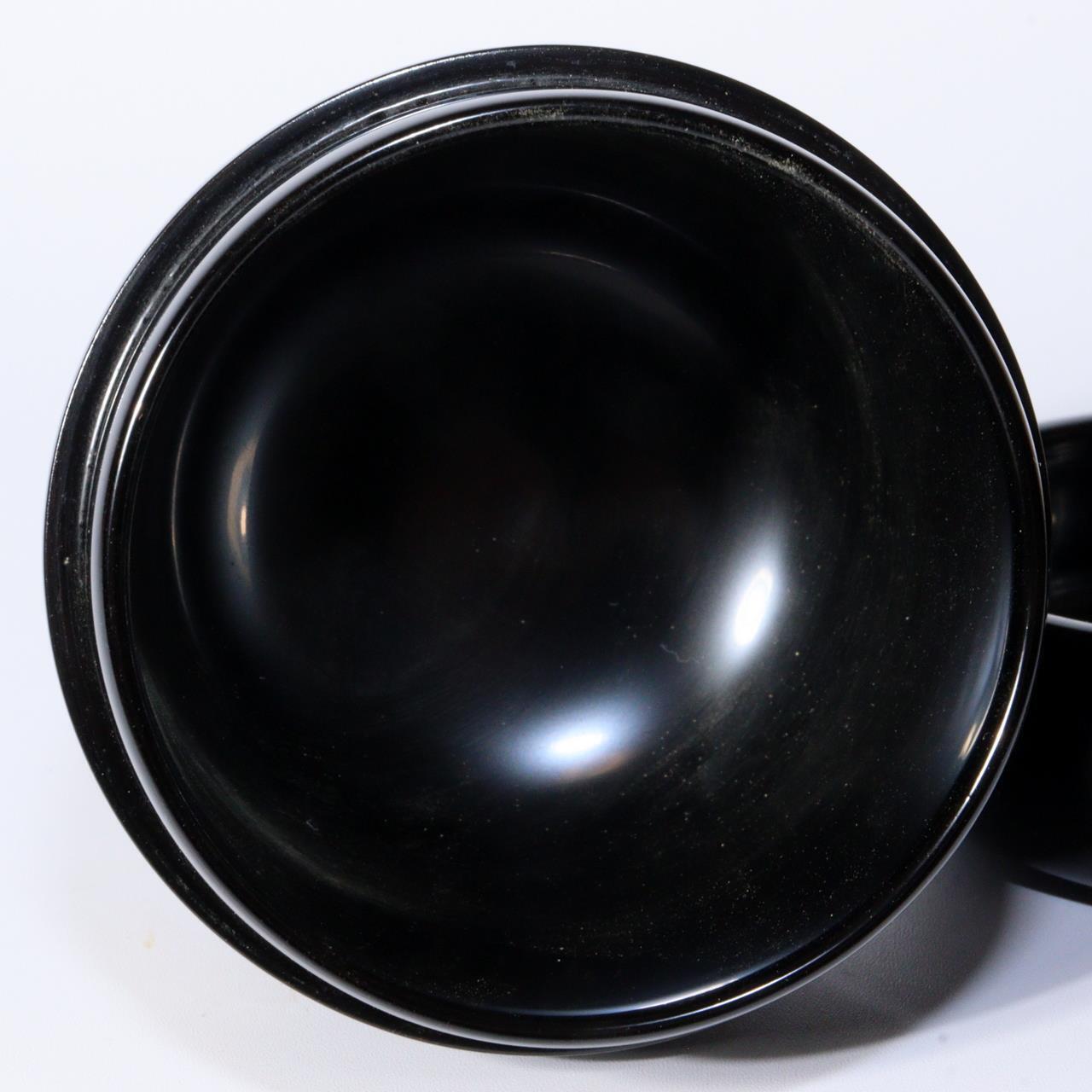 Natsume Toyama Shosai Japanese Wooden Black Lacquer Tea container sado WO371