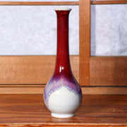 Japanese Glaze Flower vase Matsuyama shouki porcelain vase signed PV231