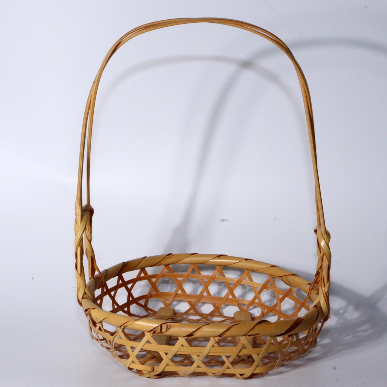Japanese Hexagonal Brazier Basket Traditional Tea Ceremony Utensil bamboo BVO56