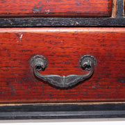 Japanese Antique wooden box chest of drawers Zenibako Funa Tansu WBX256