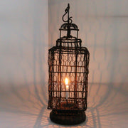Japanese Antique Iron hanging lantern Toro Candlestick Temple Buddhism BOS845