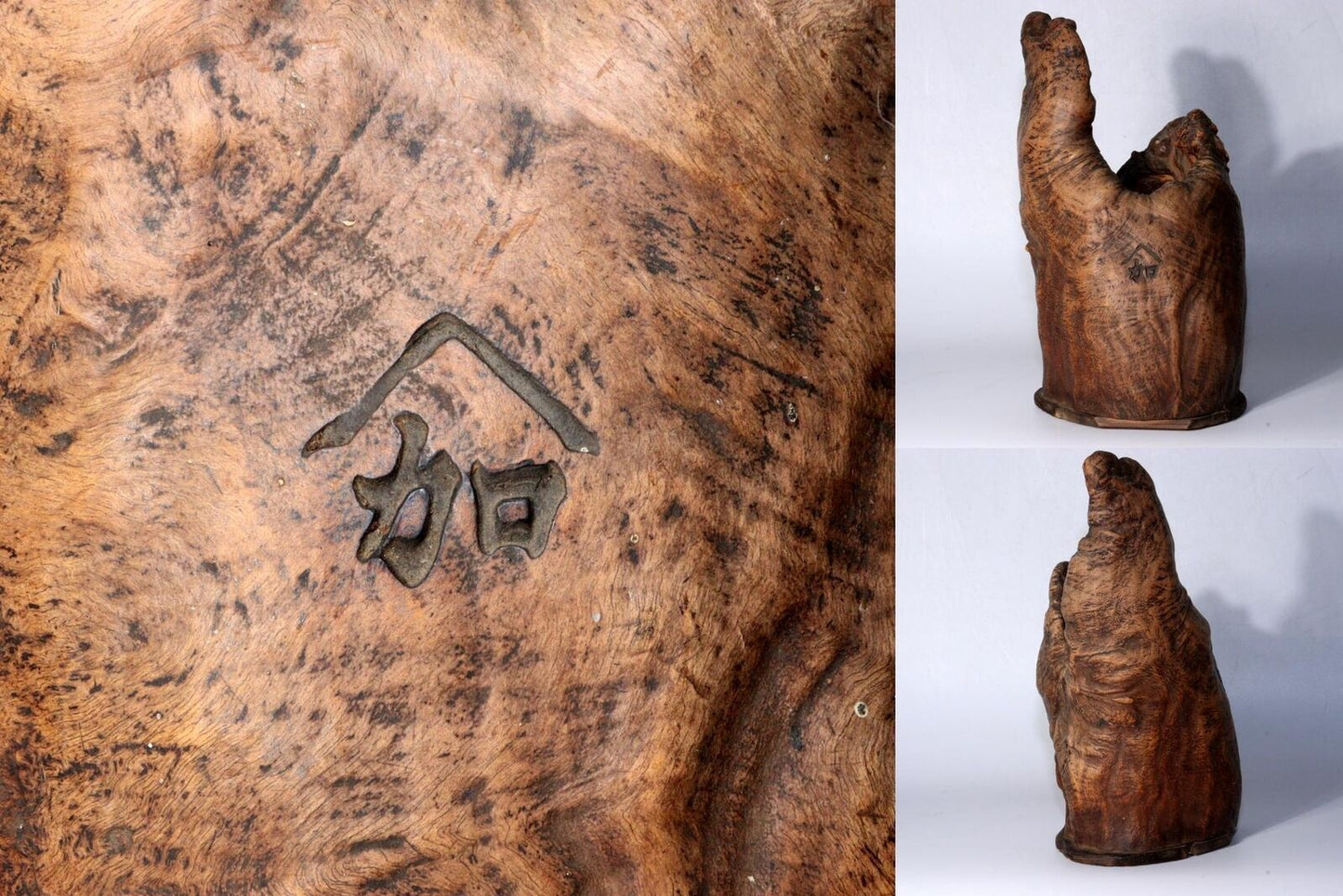 Japanese wooden Natural wood Tree roots vase Tobacco tray bon Ornament WO330