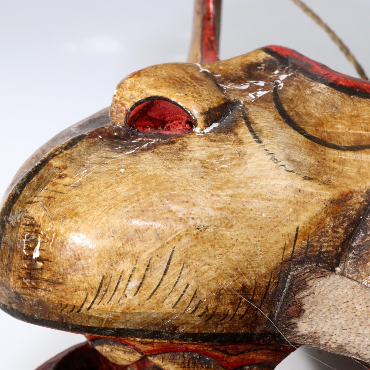 Southeast Asia or Japanese wooden monkey Mask Kagura Noh MSK487