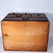 Japanese Antique wooden box chest of drawers Zenibako Funa Tansu WBX256