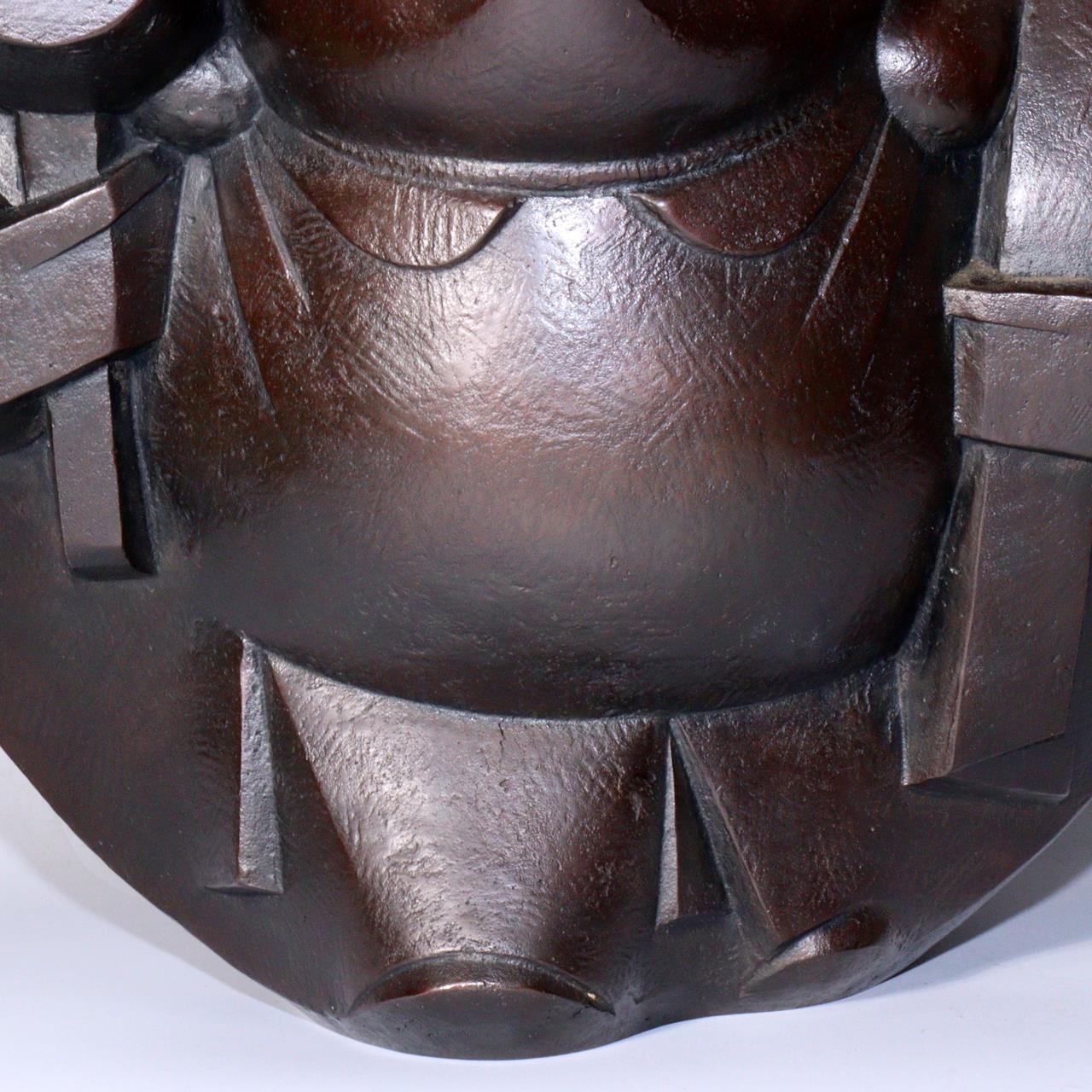 Japanese Bronze Daikokuten Ornament Okimono Saegusa Sotaro signed BOS829