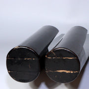 Japanese wooden lacquer 2 Folding screen hanging and 2 Confectionery mold