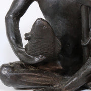 Japanese Bronze Kappa yokai ornament Statue Figurine Takashi Omori BOS849