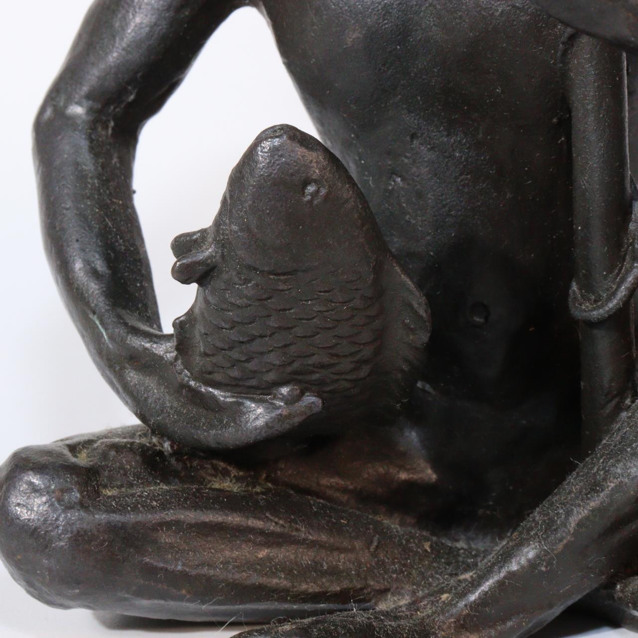 Japanese Bronze Kappa yokai ornament Statue Figurine Takashi Omori BOS849