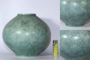 Japanese Bronze flower Vase Jar Houun w / box BV556