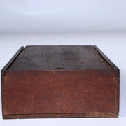 Japanese Antique wooden Karuta card game Tohoku region w / box WO351