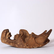 Antique Japanese Noh Hannya Masks - Exquisite Hand-Carved Detail Demon Oni