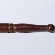 Japanese Antique Brass hand bell Kinin Temple Buddhist monk tools wooden BOS869