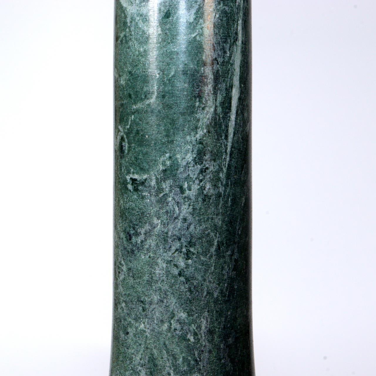 Japanese stone vase with a bronze - like appearance BV561