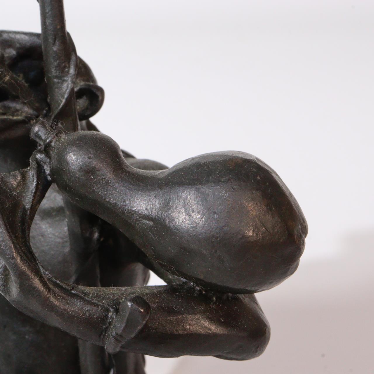 Japanese Bronze Kappa yokai ornament Statue Figurine Takashi Omori BOS849