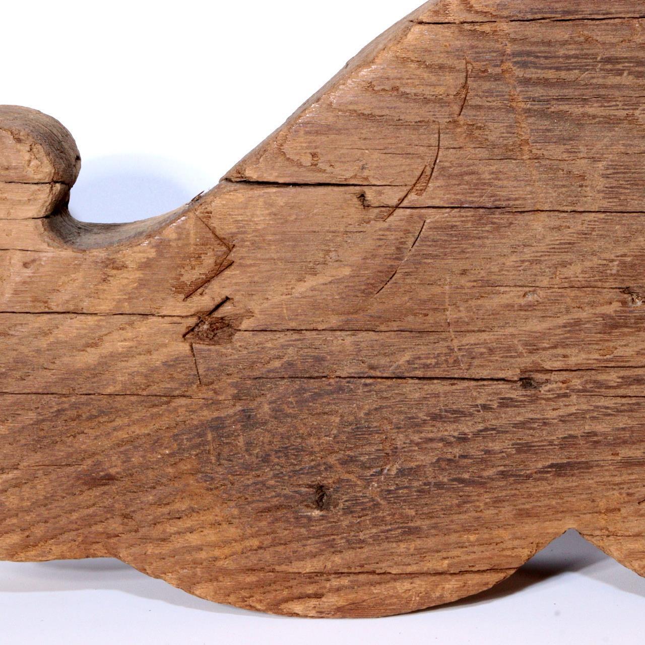 Antique Wooden Temple Bracket (Kibana) - Traditio Shinto Temple decoration WO357