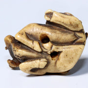 Japanese Antique Kazuno Netsuke Cow cattle Edo period NW263
