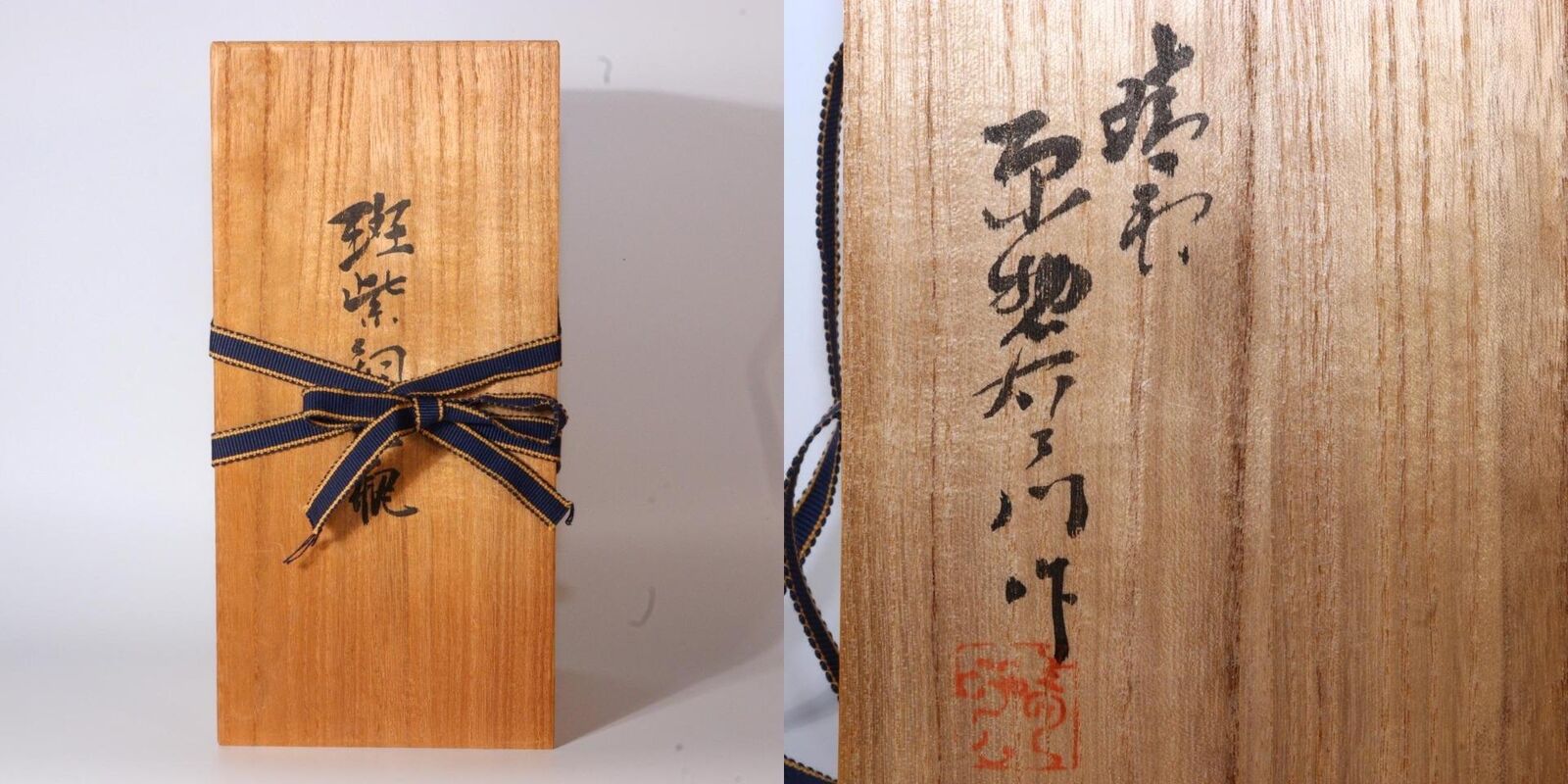 Japanese Bronze Flower Vase Hara Seiun Insect Signed Nitten Artist w / box BV549