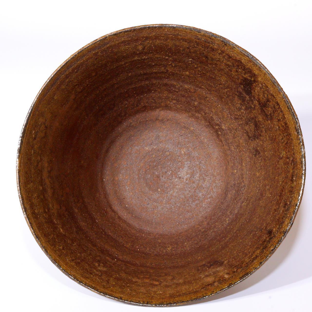 Japanese Antique Irabo Pottery Izumo ware Rakuzan Kiln Tea bowl PCP217