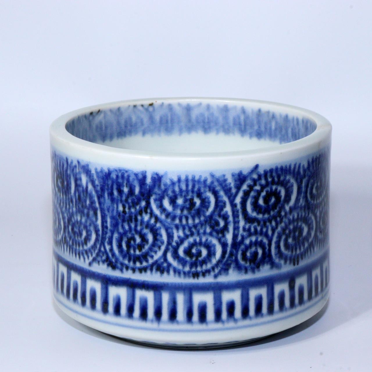 Japanese wooden Tobacco tray Bon Imari arabesque ash container set WO372