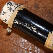 Japanese Antique Black lacquer Telescope Ikkanbari Spyglass Samurai VG340
