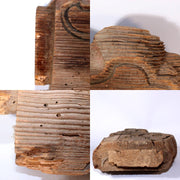 Antique Wooden Temple Bracket (Kibana) - Traditio Shinto Temple decoration WO357
