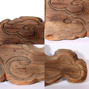 Antique Wooden Temple Bracket (Kibana) - Traditio Shinto Temple decoration WO357