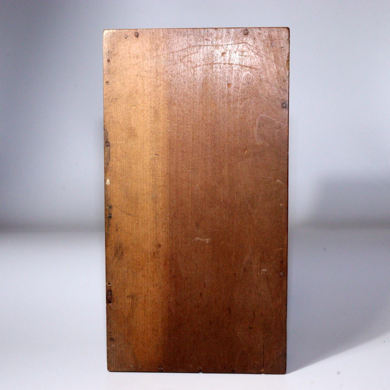 Japanese Antique wooden Karuta card game Tohoku region w / box WO351