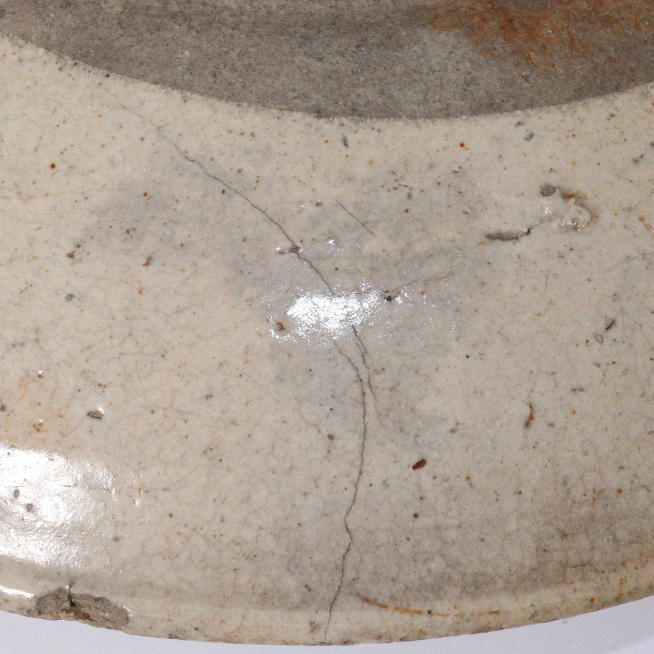 Antique Ko Seto ware Umanome Zara Horse eye plate Porcelain Ed Japanese PCP226-2