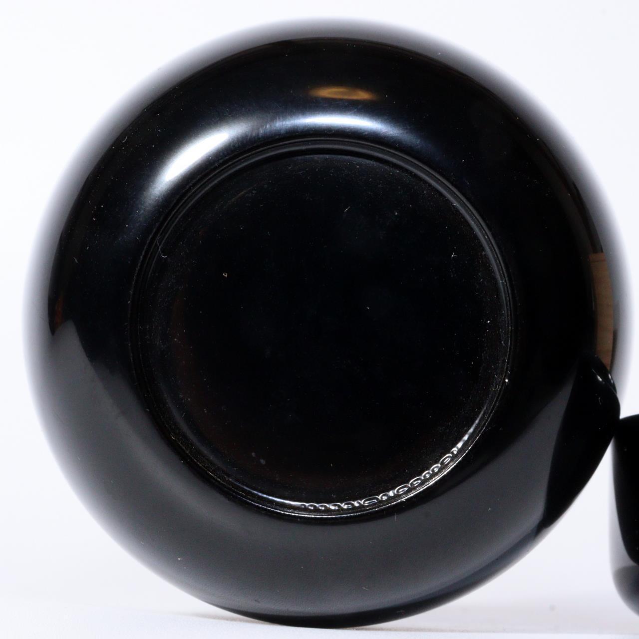 Natsume Toyama Shosai Japanese Wooden Black Lacquer Tea container sado WO371