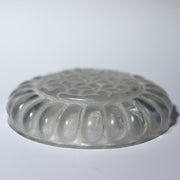 Rare Edo Period Giyaman Glass Sake Dish – Japanese Antique Uranium Glass GO15