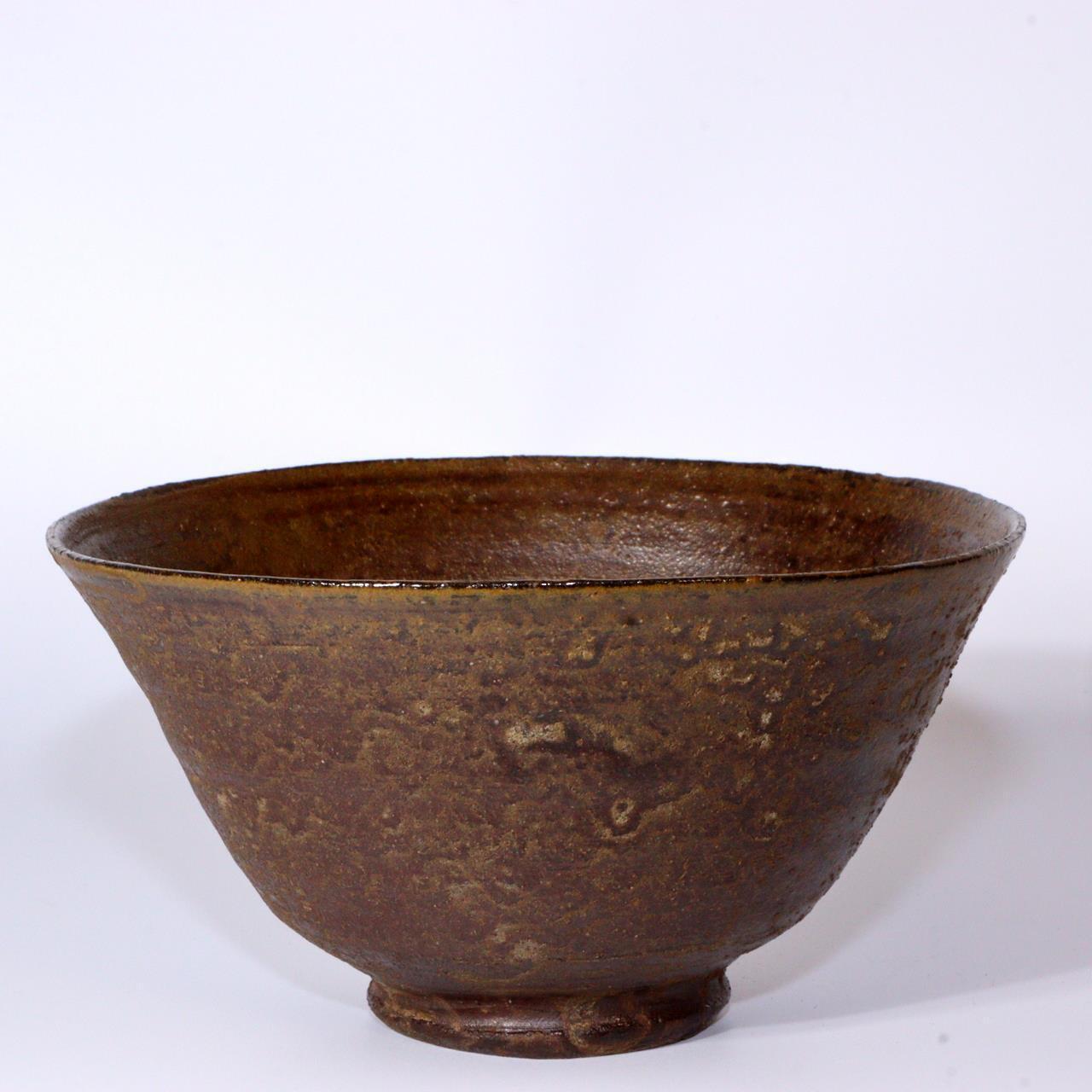 Japanese Antique Irabo Pottery Izumo ware Rakuzan Kiln Tea bowl PCP217