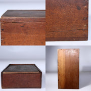 Japanese Antique wooden Karuta card game Tohoku region w / box WO351