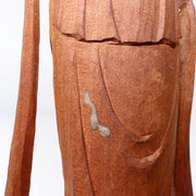 Japanese Antique wooden Kannon Bodhisattva buddha statue signed WB181