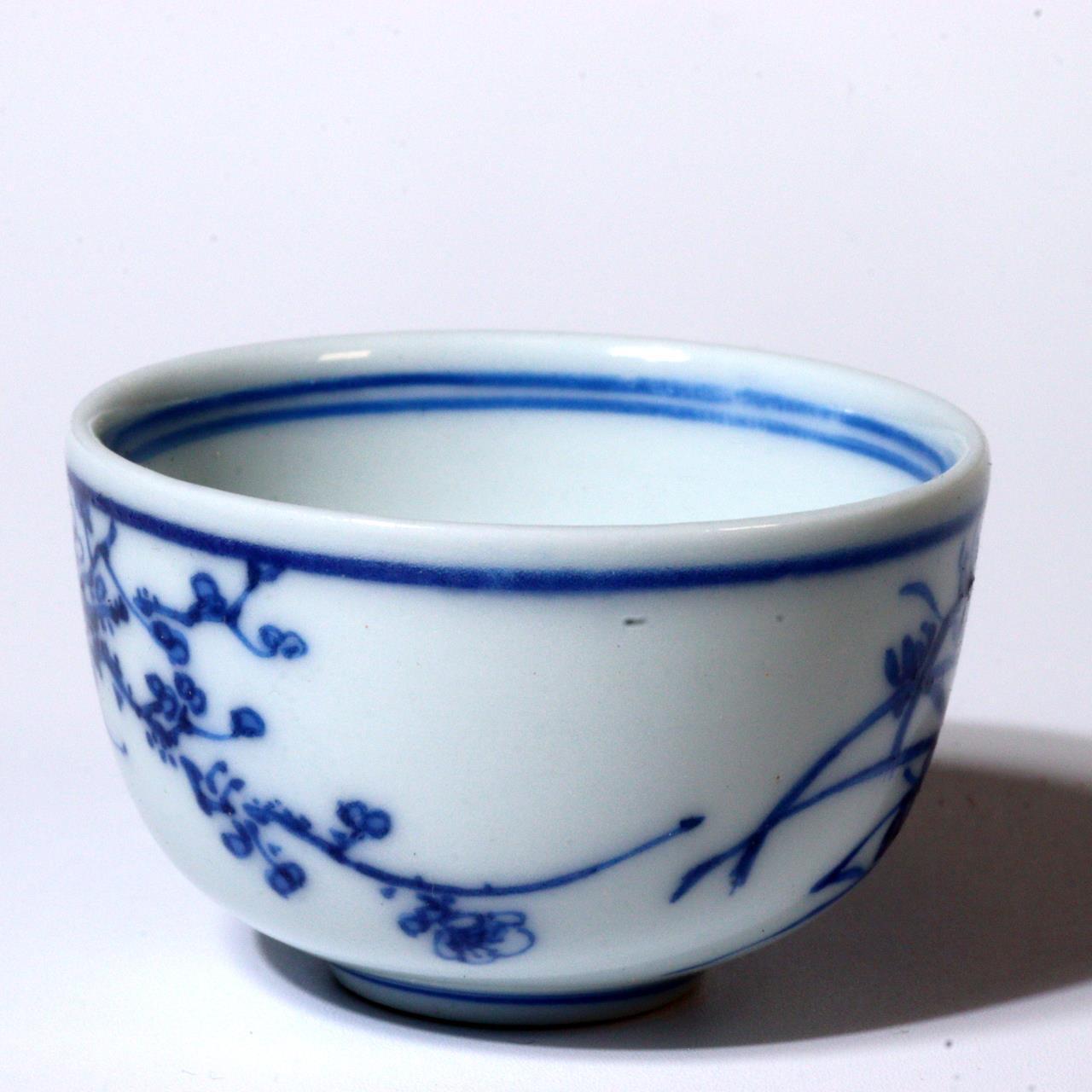 Japanese Antique Koto ware Two Cup pottery Ceramics Signed Beku-hai Box PCP221
