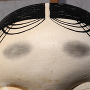 Japanese wooden Kyogen Noh Mask Fukure Okame Otogoze Oto MSK406