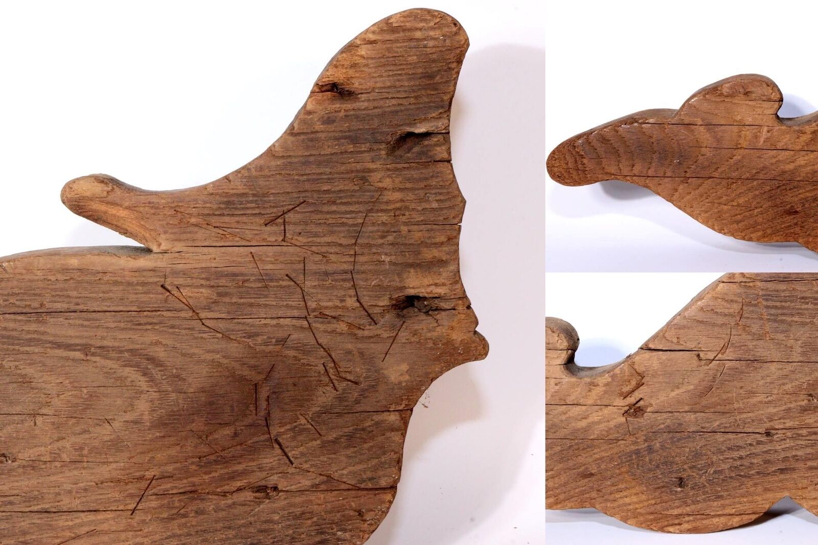 Antique Wooden Temple Bracket (Kibana) - Traditio Shinto Temple decoration WO357