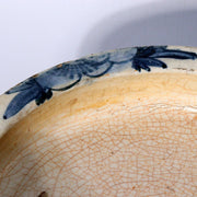 Japanese Seto Mino Pottery Flower Vase Plate Suiban Water basin signed PCP210